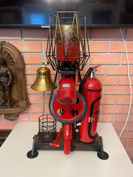 Lampă steampunk masă FIRE