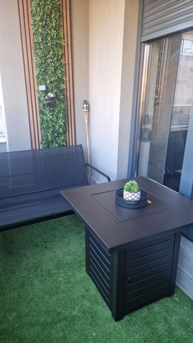 Газово огнище, маса