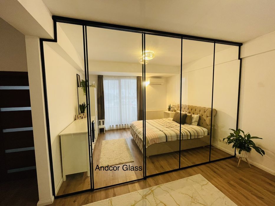 Pereti din sticla / usi batante de sticla / usi glisante de sticla