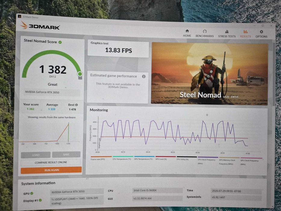 PC Gaming Ușor Negociabil | RTX 3050 8GB | i5 9600K | 32GB RAM | Răcire Lichid