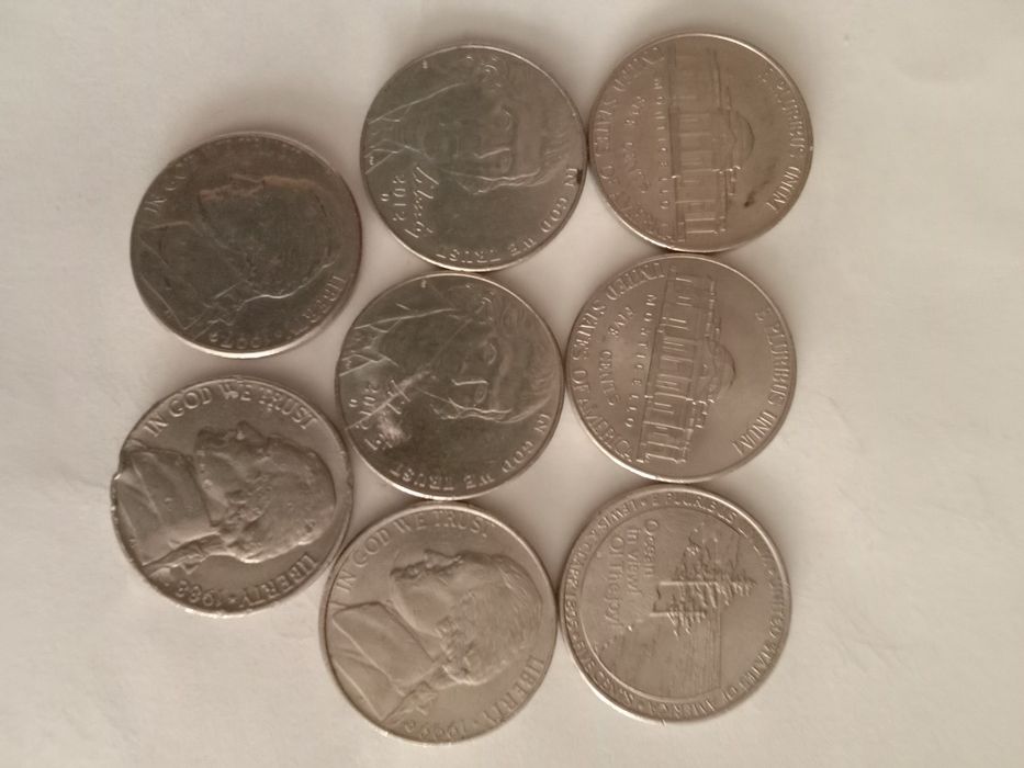 Купюры, монеты американские