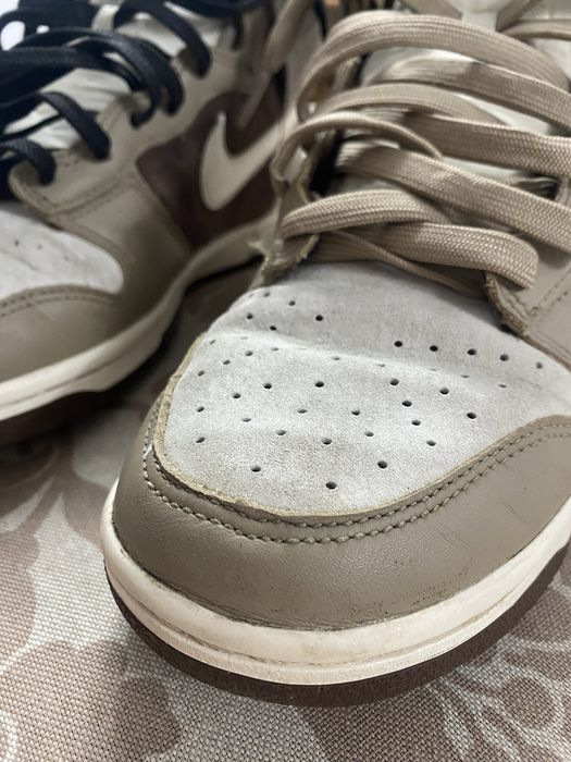 Vand Nike Dunk High Light Chocolate