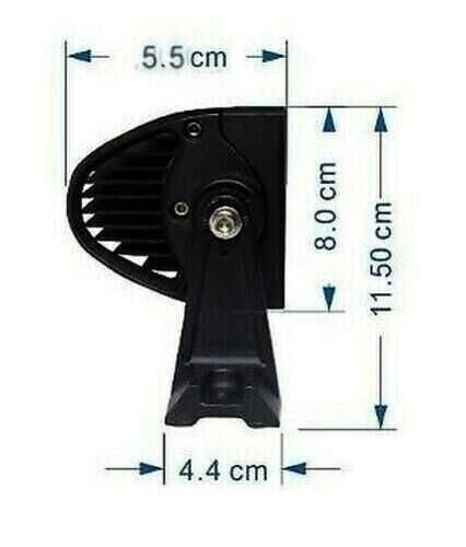 ЛЕД БАР Извит Мощен Диоден 132 cm x 5.5 cm Slim  300W