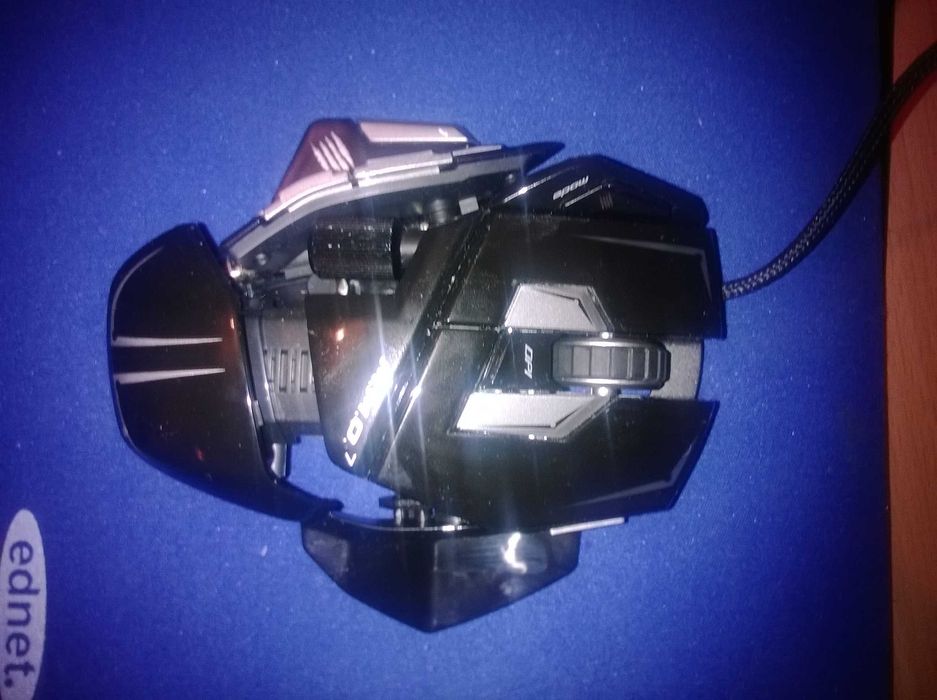 Mouse MadCatz MMO 7 Black - Pachet Complet (Cutie/Accesorii) / Pentru Colecție sau Piese