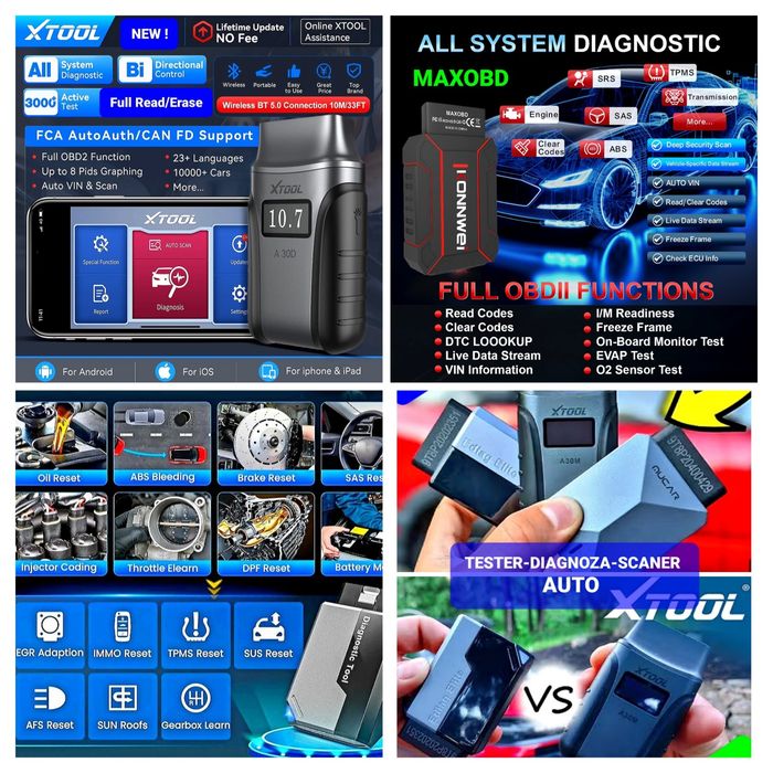 DIAGNOZA TESTER SCANER AUTO*FULL*Cititor/Stergere Erori/Defecte Masina