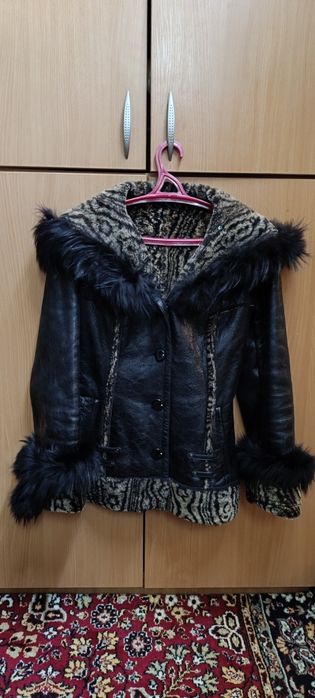 Дублёнка укороченная