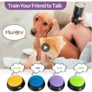 Вокални бутони за обучение на кучета и котки
