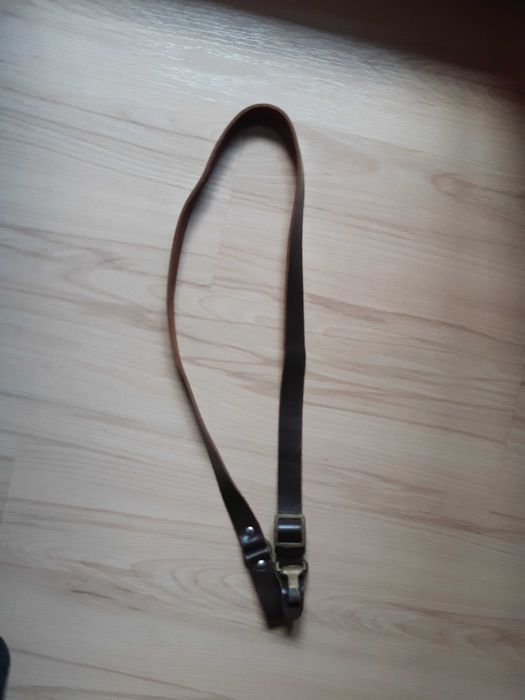 Ремък (портурей) за военен колан, ест.кожа неизползван