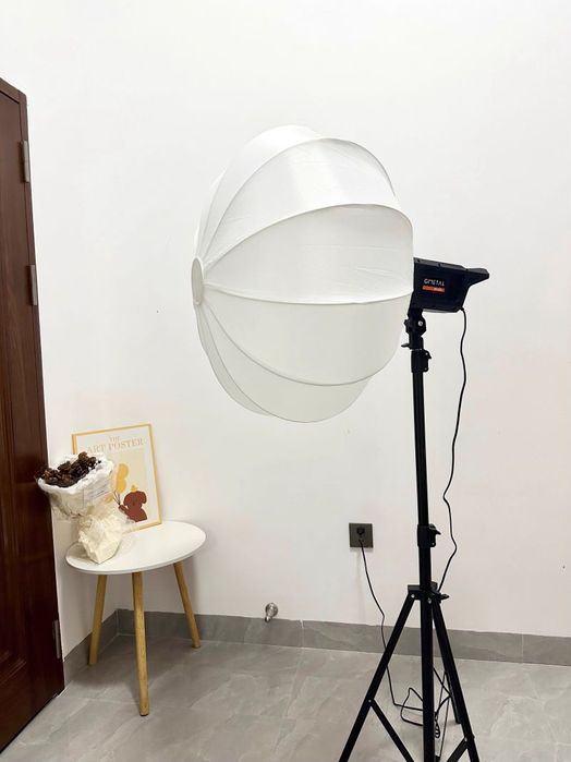 Аренда софт бокса, пятлички, микрофон, свет 24/7