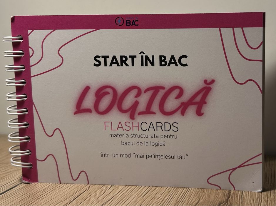 Set Flashcards „Start în BAC” – Română, Istorie, Logică