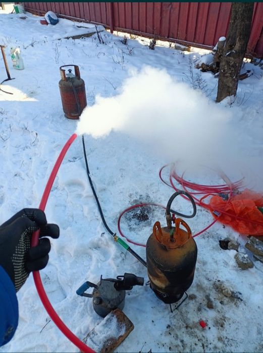 Сантехник размарозка труба