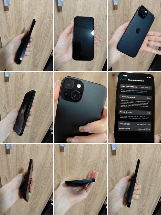 IPhone 15 negru stare foarte buna