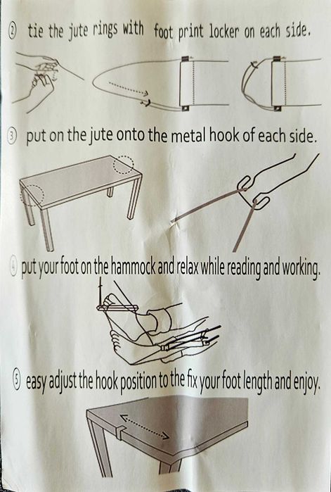 Hamac pentru picioare