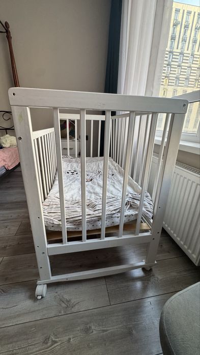 Кроватка детская до 3 лет с матрасом