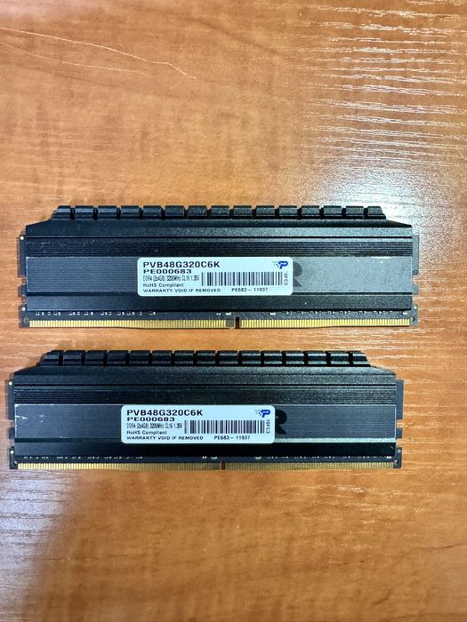 ОЗУ DDR4 3200 МГц 8 ГБ (2x4)