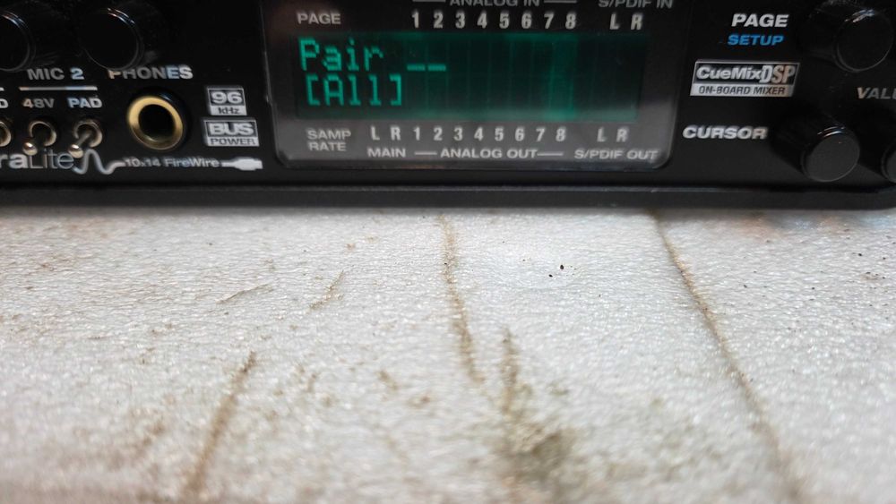 Interfață Firewire Motu Ultralite 10x14