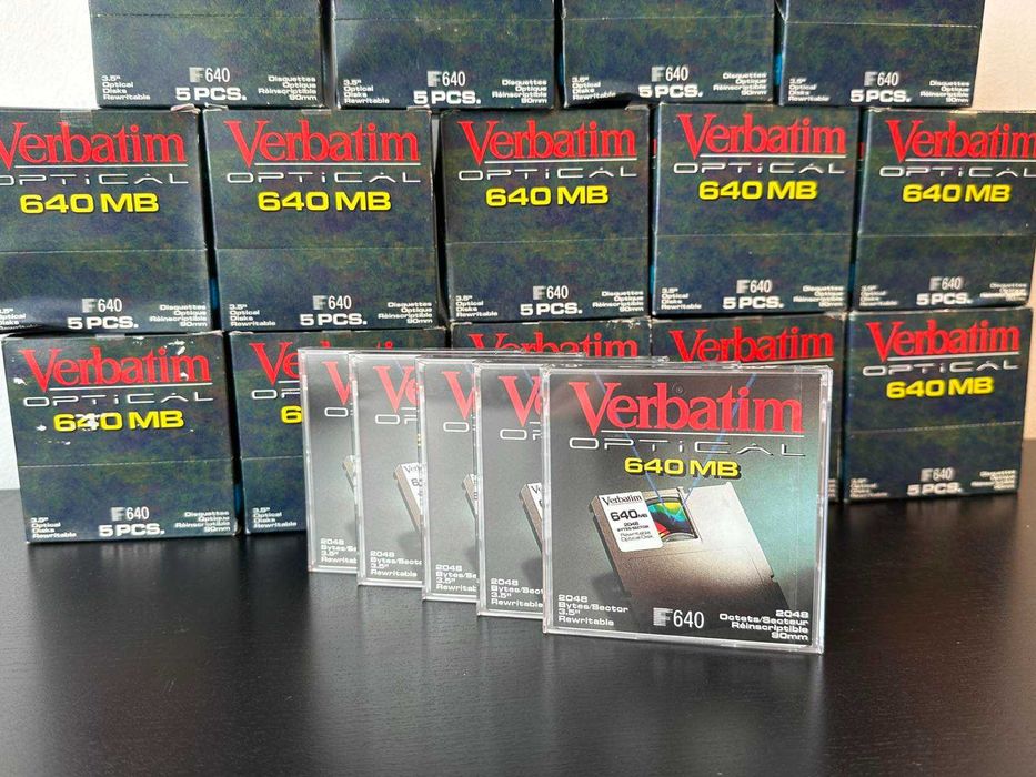Флопи Диск Verbatim Optical 640MB 3.5” MO Дискета