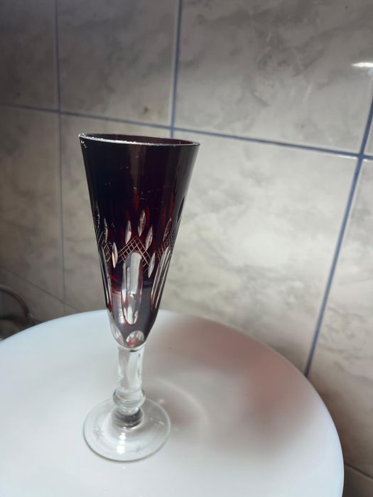 Set pahare vin si sampanie