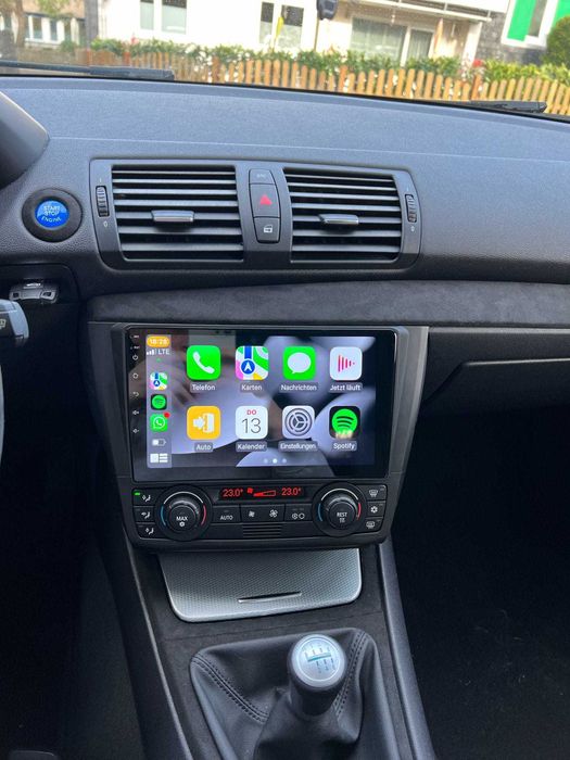 Navigatie Android BMW seria 1 e87 Waze YouTube GPS USB casetofon