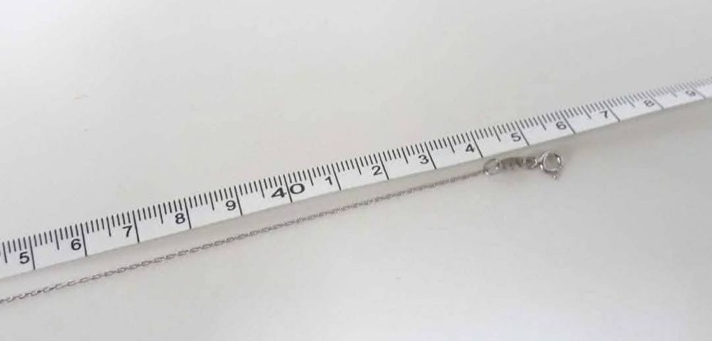 Colier de argint 925 , pandantiv tip placuta cu numele Cristina