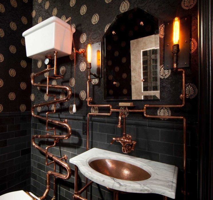 Медная труба и отвод тройник муфта и Поворот