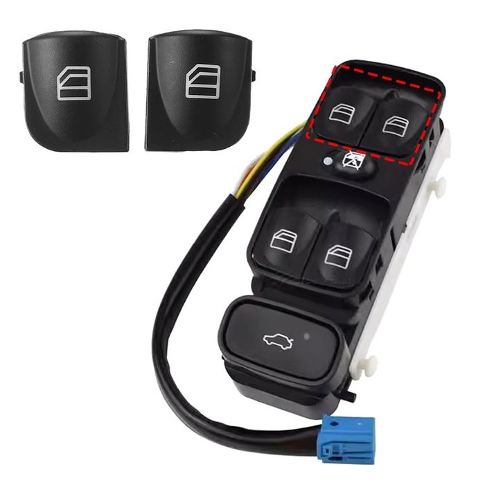 Set capace butoane buton geam geamuri Mercedes C Class W203