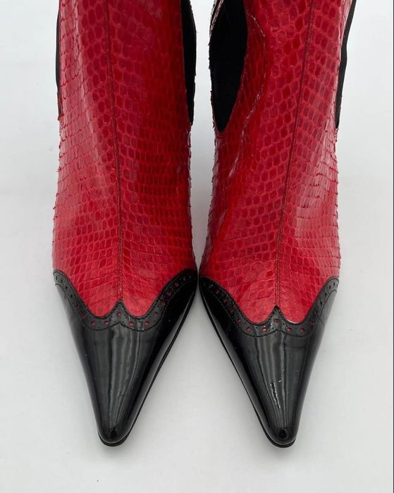 Dolce & Gabbana - ботуши от естествена змийска кожа