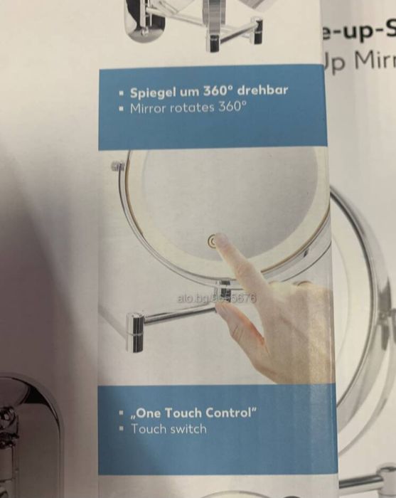 Козметично led огледало за баня