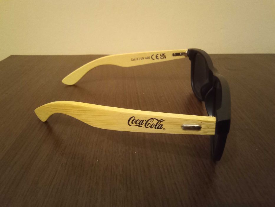 coca cola нови слънчеви очила, дървени, поляризирани