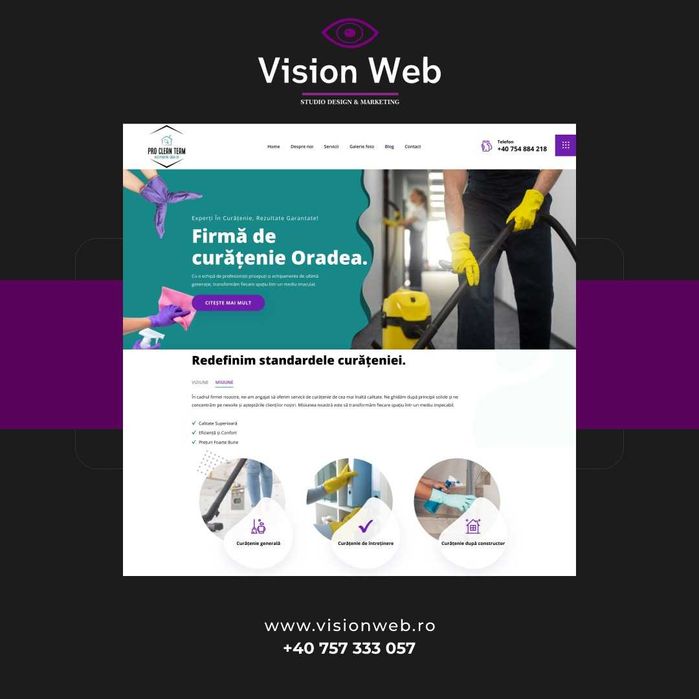 Creare Site De Prezentare, Magazin Online la cheie! Web Design