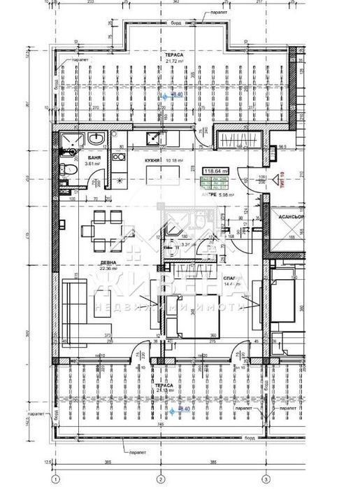 Продава 3-стаен апартамент с морска панорама, к.к. Св.Св. Константин
