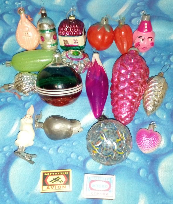 Винтаж Ёлочные Игрушки СССР