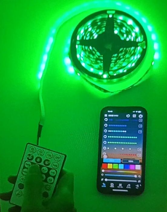 НОВА! Смарт RGBIC LED Лента 5м – Управление от Смартфон + Муз