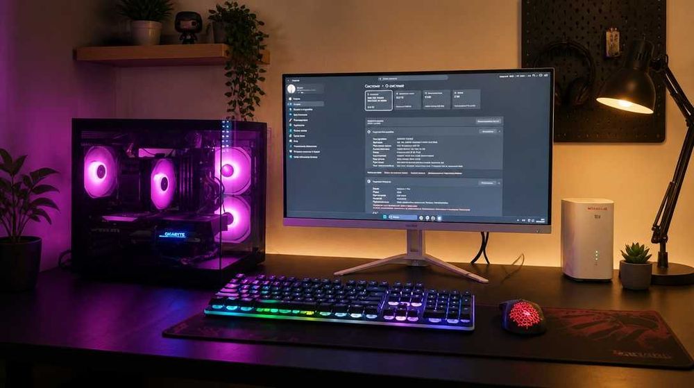 ИГРОВОЙ ПК + МОНИТОР 27" 200 ГЦ HDR | RTX 3060 12GB | 32GB | SSD 1TB