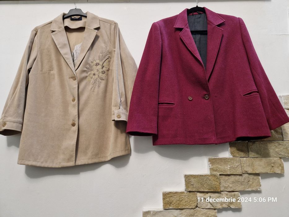 Palton NOU cu blana naturala, Haine de blana,Haina matlasata lunga