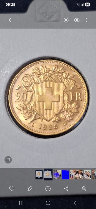 Moneda aur 22k - 6,452g