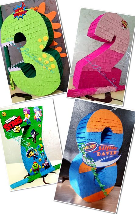 Piñata Cifre/Litere Decorative