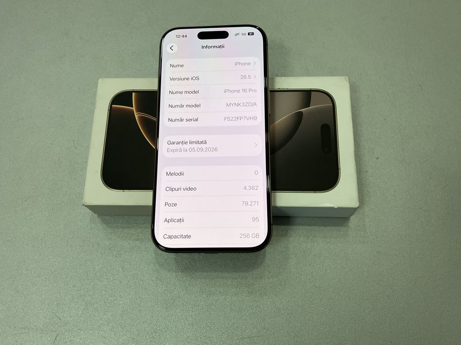 Iphone 16 Pro, 256 gb, Desert Titanium