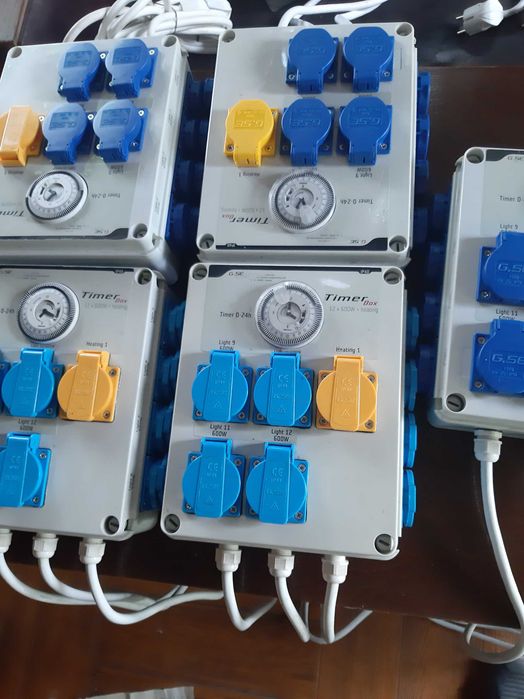 G.S.E. timer box 12x600w + heating