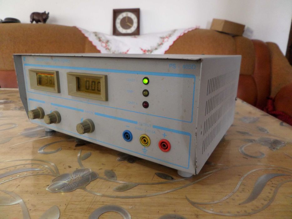Sursa reglabila 0-40v 5A Voltcraft PS405 D Germany laborator adevarata