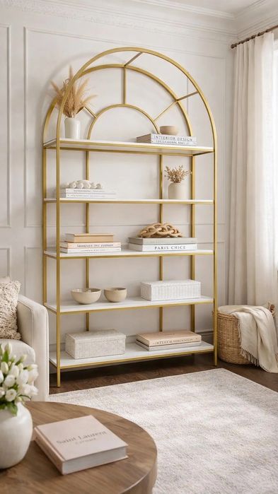 Стильный арочный стеллаж, торговое обородувание