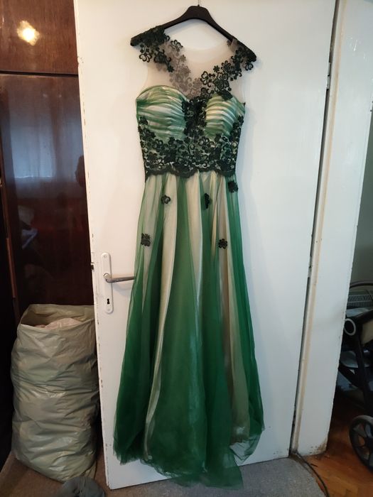 Бална рокля зелен цвят