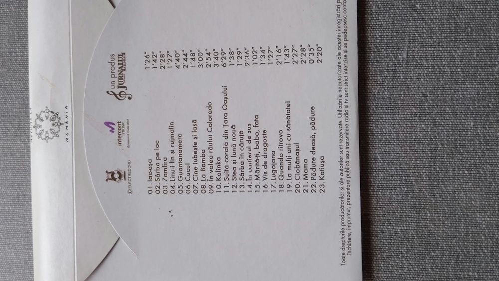Lot 7 CD-uri muzică românească