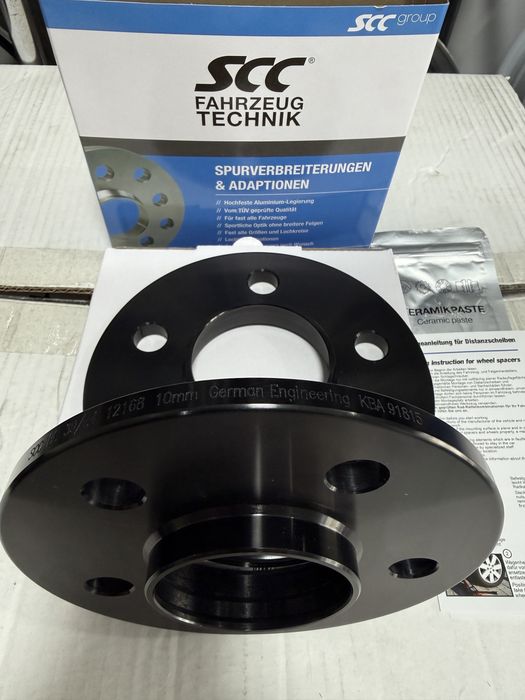2 Distantieri SCC Germania 5x120 grosime 10 mm BMW F certificare TUV