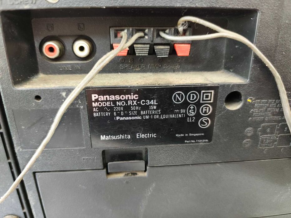 Касетофон sanyo m9903k / panasonic rx c34l