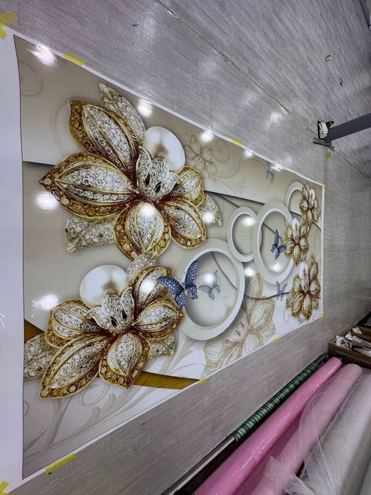 Натяжные потолки и 3D фотообои от производителя. От 40.000сум