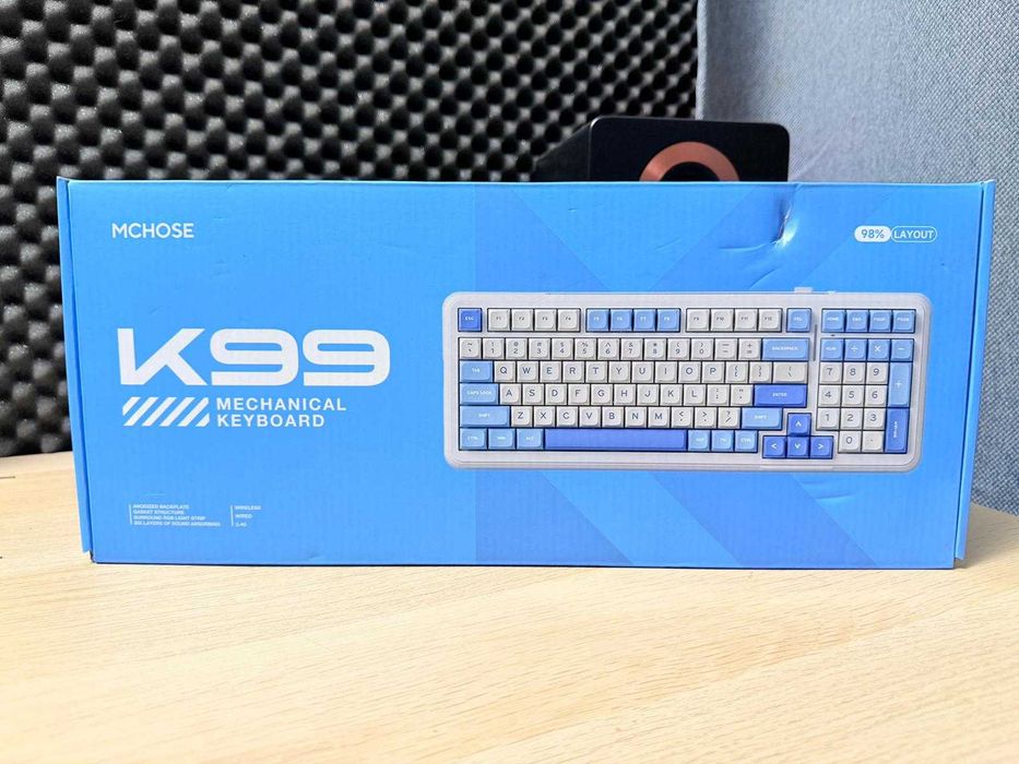 Tastatura Gaming Mecanica MCHOSE K99 Wireless Hyacinth Switch - NOUA
