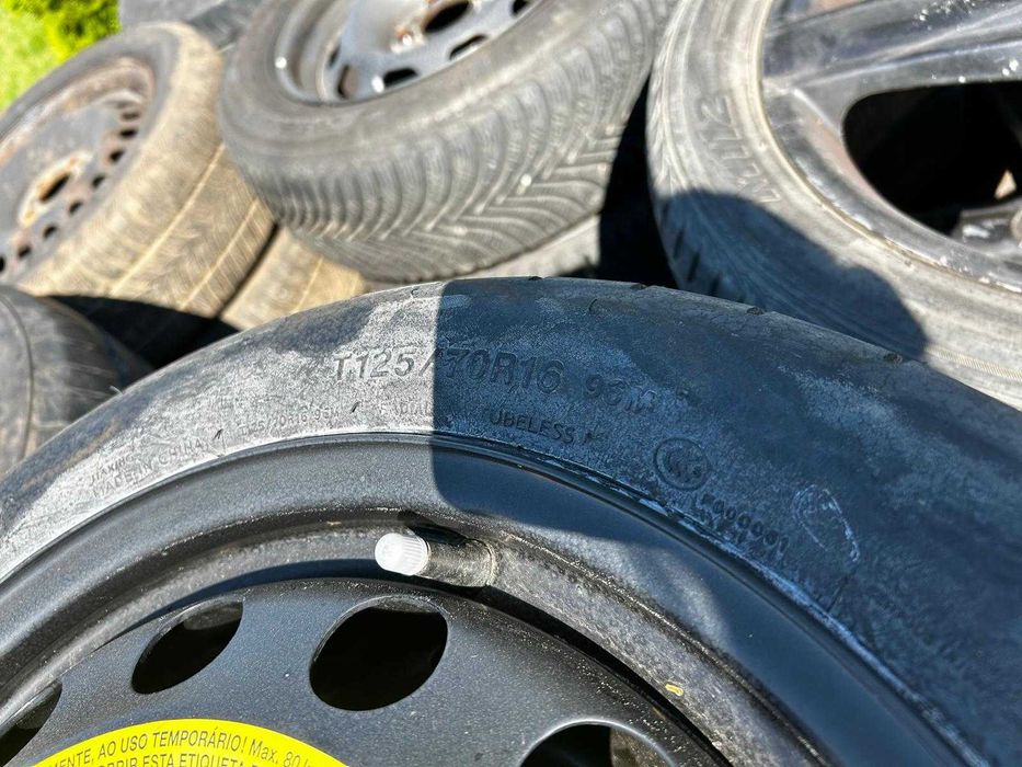 Roata rezerva vag  5x112 r16 T125/70R16 Audi A3 8p , Golf 5 , Touran