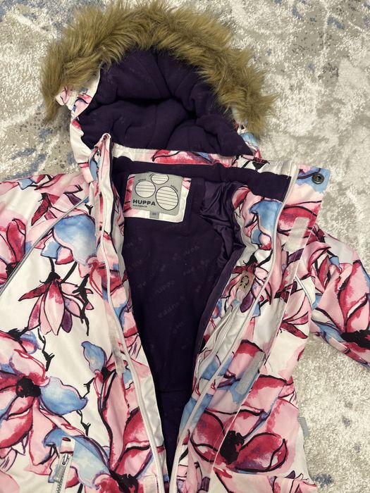 Комбинизон для девочки, зимний huppa