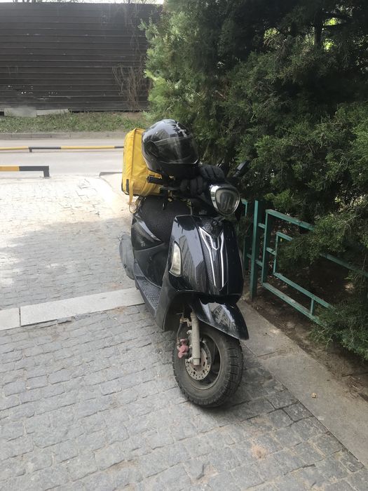 Мопед Джок, на ходу